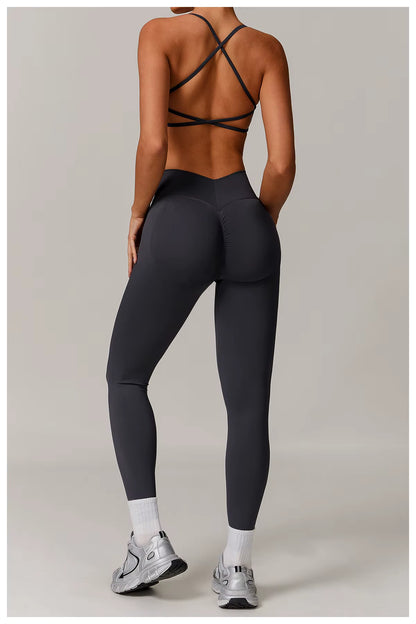 Seamless 2/3 Piece Yoga Set Women’s Gym Wear Fitness Training Outfit Sports Bra High-Waisted Leggings