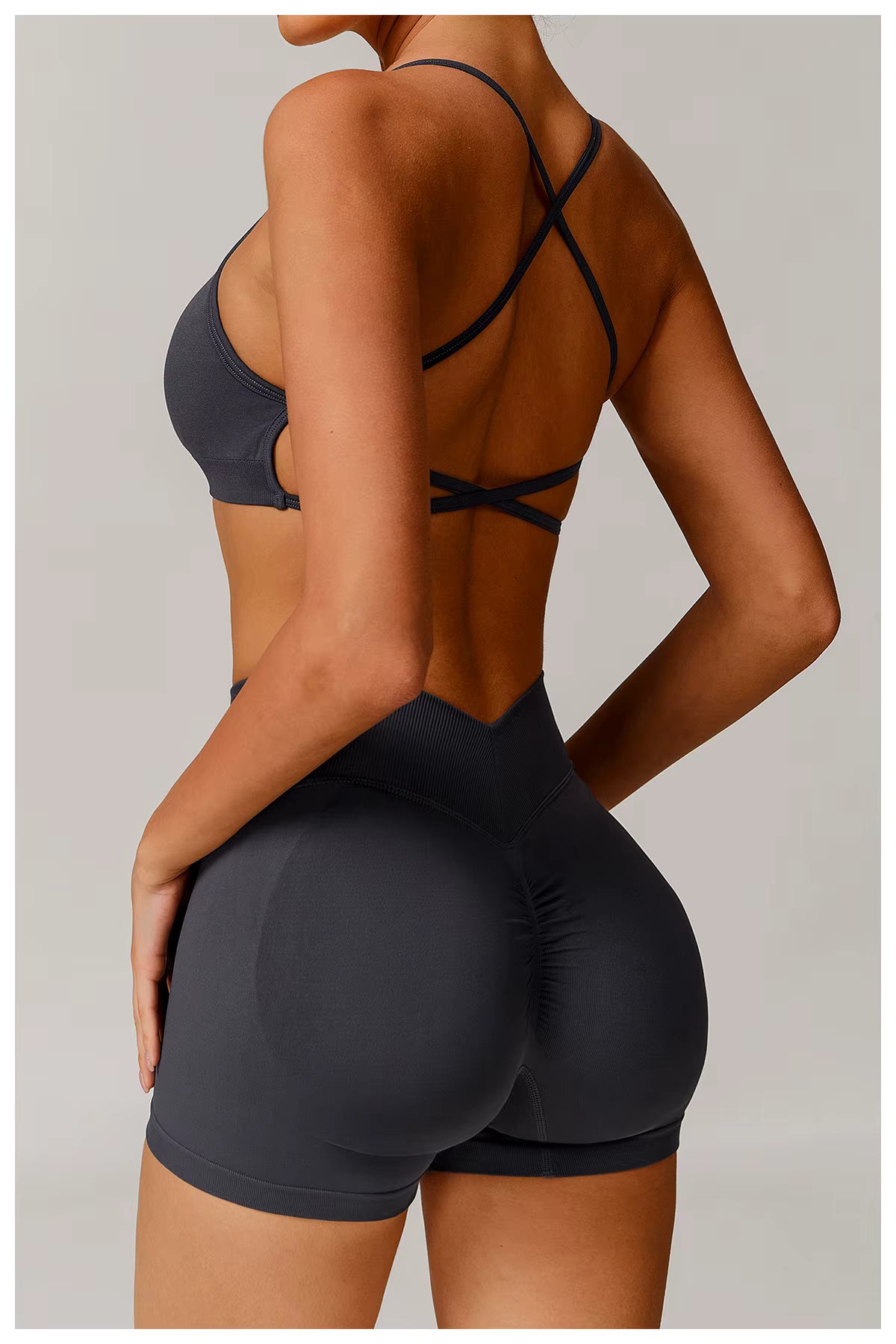 Seamless 2/3 Piece Yoga Set Women’s Gym Wear Fitness Training Outfit Sports Bra High-Waisted Leggings