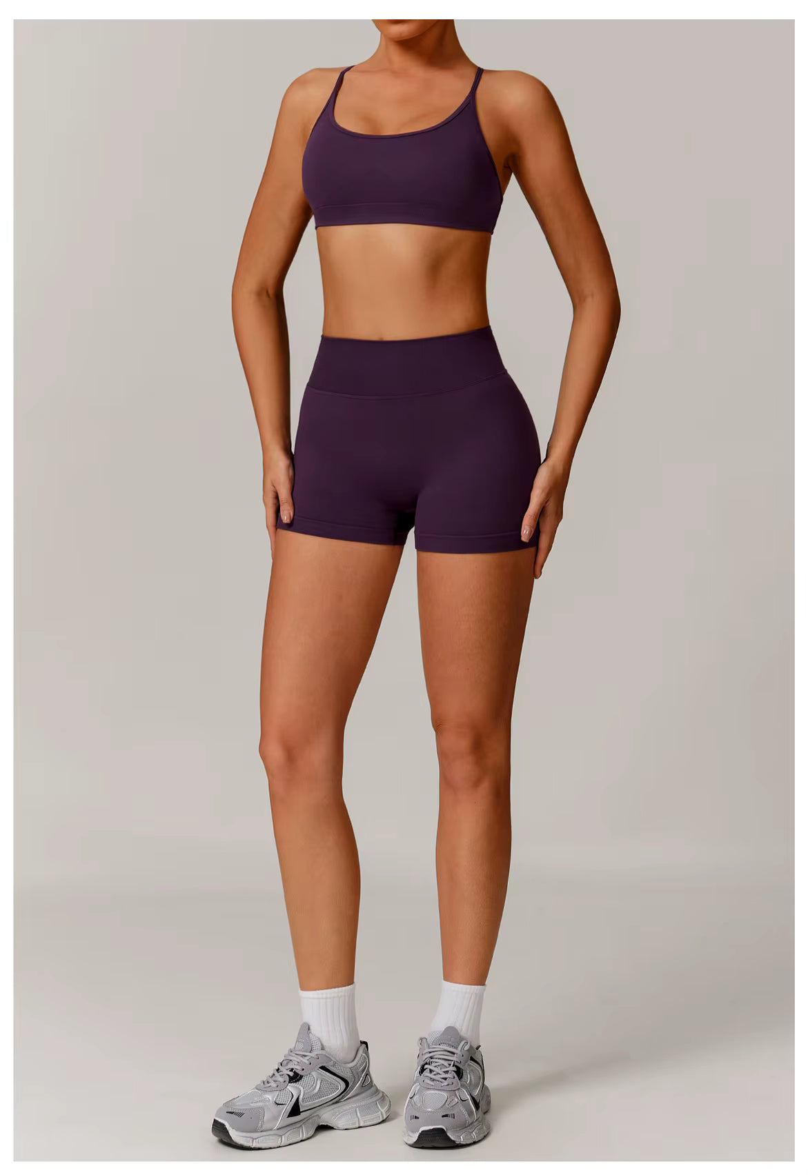 Seamless 2/3 Piece Yoga Set Women’s Gym Wear Fitness Training Outfit Sports Bra High-Waisted Leggings