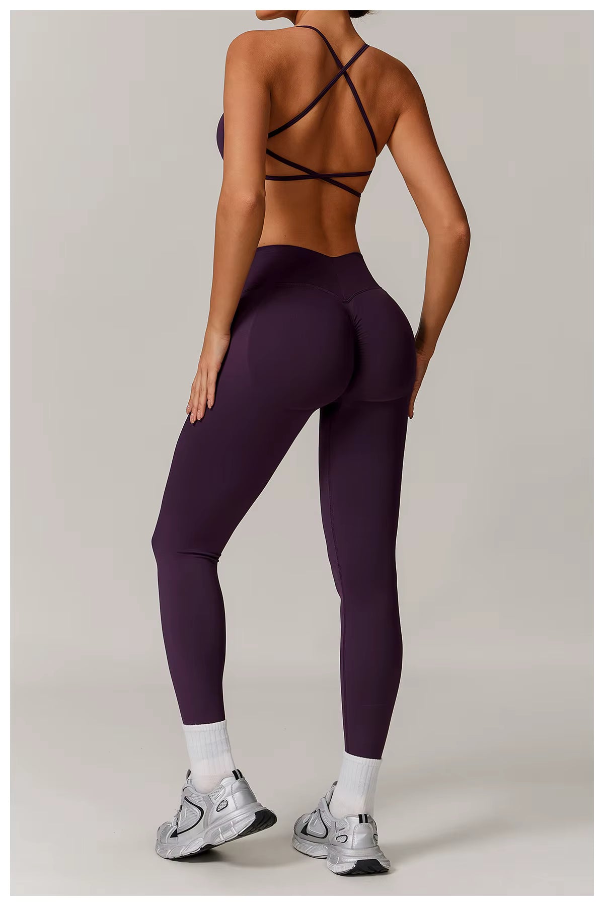 Seamless 2/3 Piece Yoga Set Women’s Gym Wear Fitness Training Outfit Sports Bra High-Waisted Leggings
