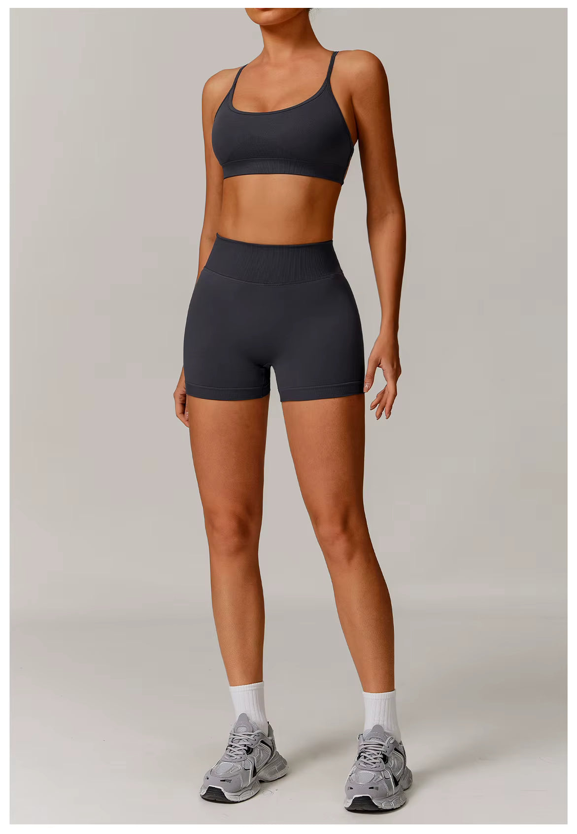 Seamless 2/3 Piece Yoga Set Women’s Gym Wear Fitness Training Outfit Sports Bra High-Waisted Leggings