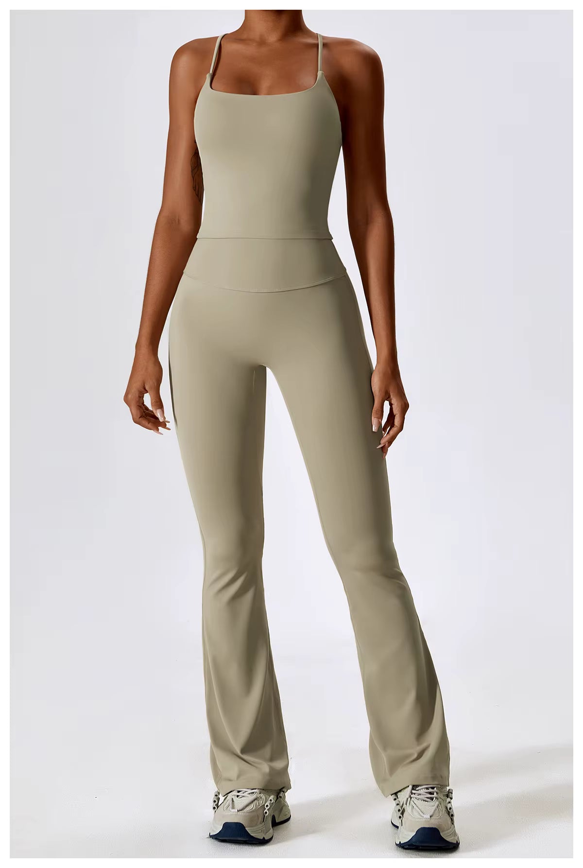 2-Piece Seamless Yoga Set: Women's Sportswear, Athletic Training Clothes, Gym Leggings & Fitness Sports Bra / Long Sleeve Crop Top