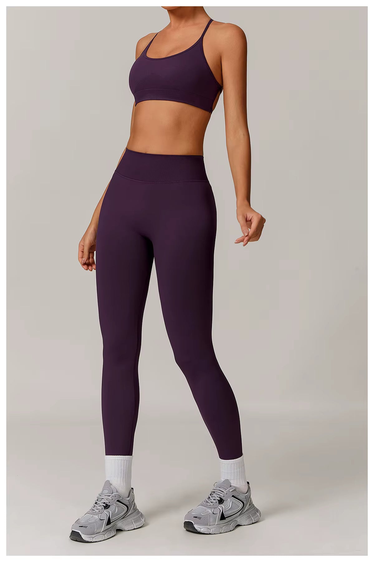 Seamless 2/3 Piece Yoga Set Women’s Gym Wear Fitness Training Outfit Sports Bra High-Waisted Leggings