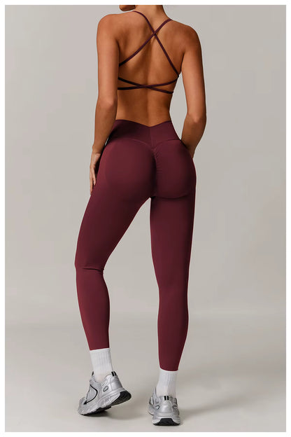 Seamless 2/3 Piece Yoga Set Women’s Gym Wear Fitness Training Outfit Sports Bra High-Waisted Leggings