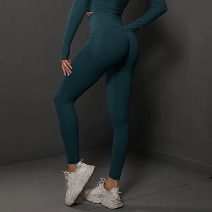 Cloud Hide Seamless Yoga Pants for Women – High-Waist Fitness Leggings, Gym Sports Tight Pants, Sexy Workout Sportswear for Girls, Hot